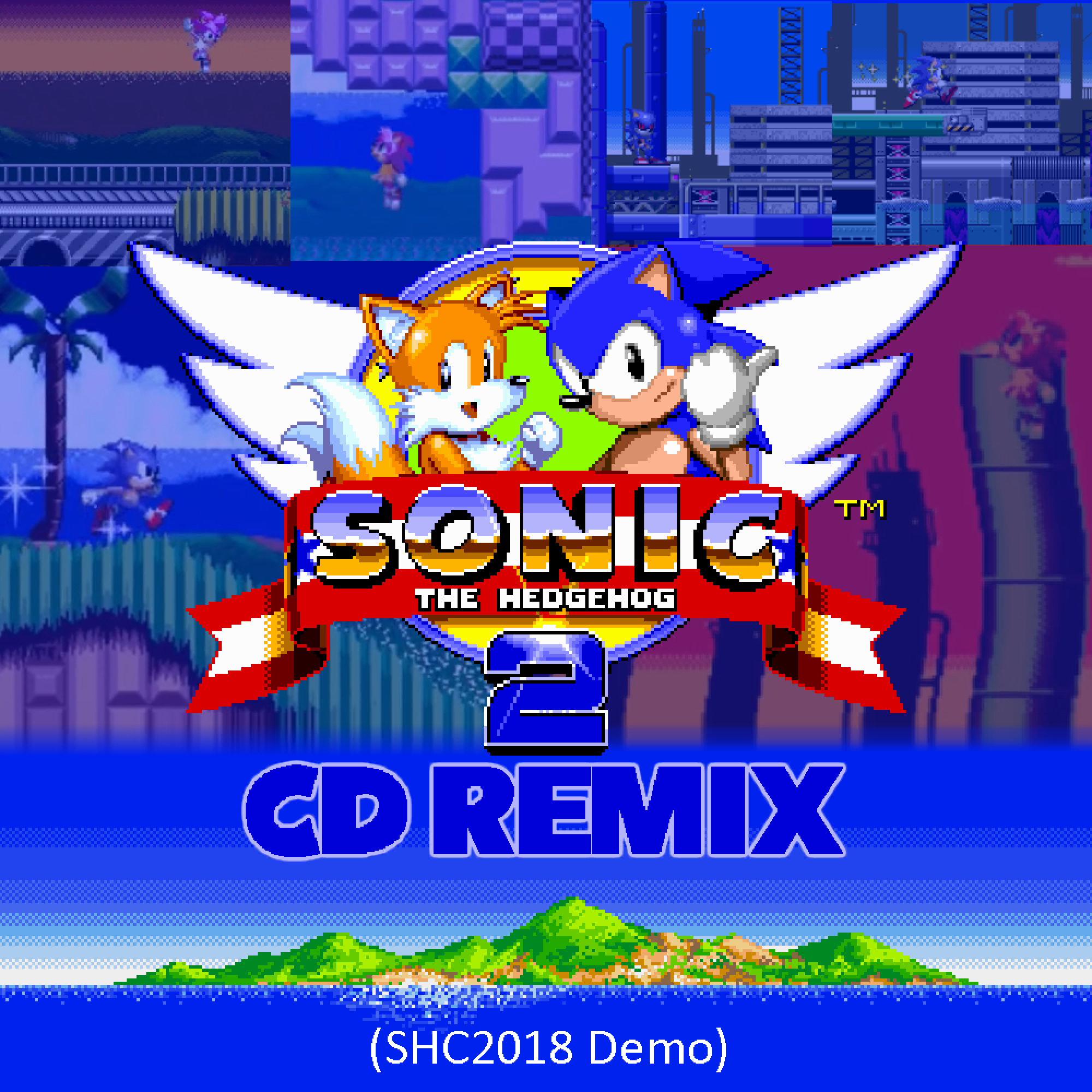 Sonic 2 Retro Remix 2016 edition  Jogos online, Retro, Jogos do sonic