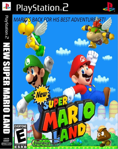 New Super Mario Land - Playstation 2 - Jogos Online Wx