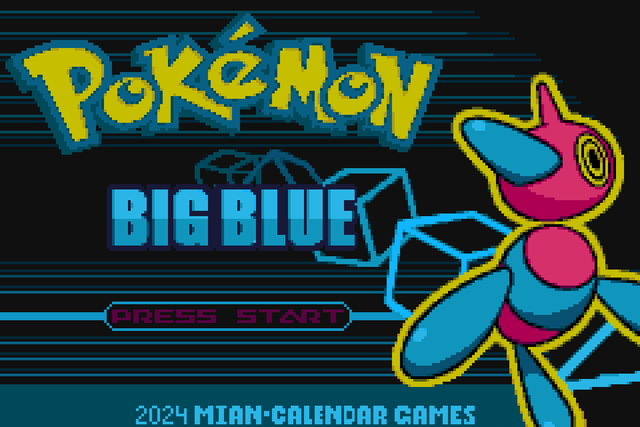 Pokemon Big Blue GBA ROM Hack Online