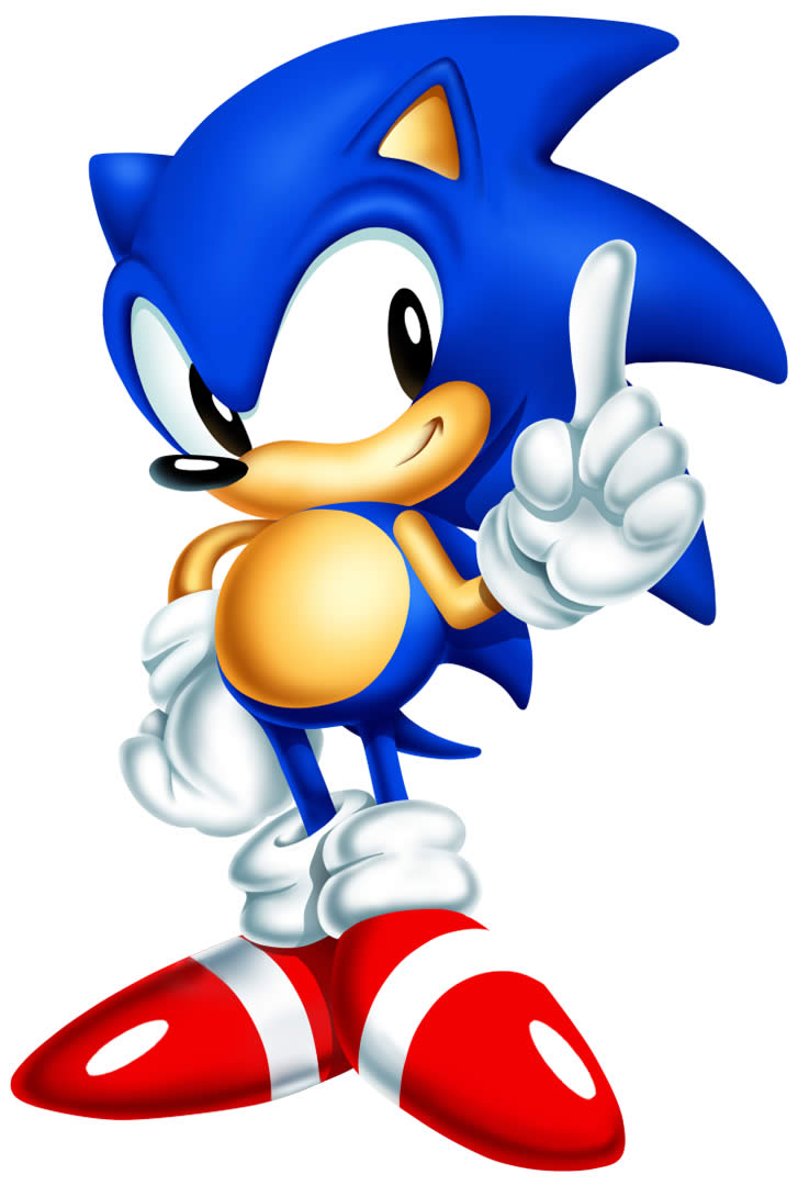 molde colorido do sonic 7