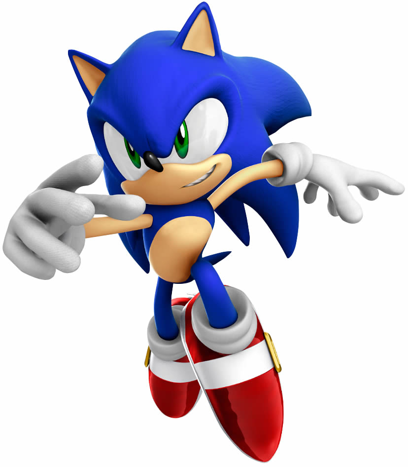 molde colorido do sonic 9