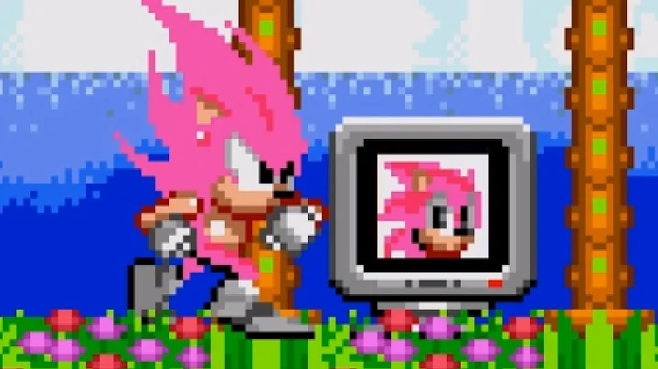 Sonic 2, but PINK SUPER SONIC!