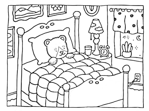 Bobbie Goods colouring pages