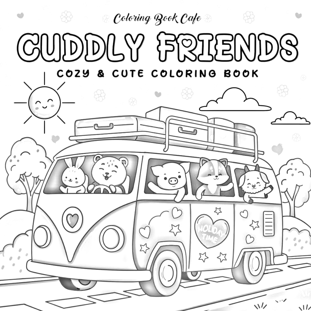 Cuddly Friends para Colorir