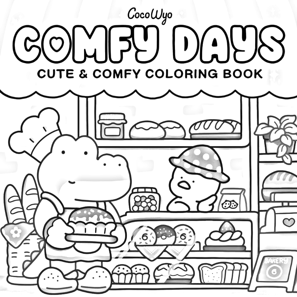 Comfy Days para Colorir