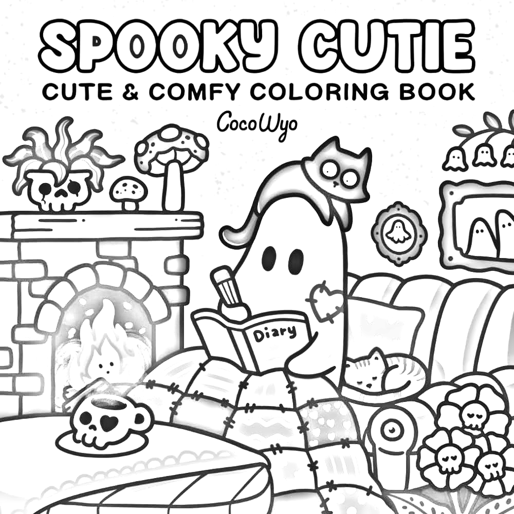 Spooky Cutie para Colorir