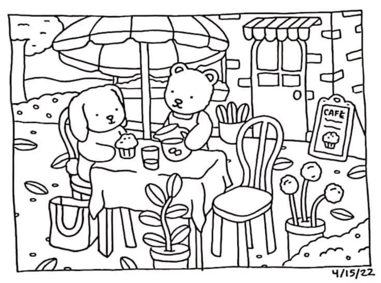 Bobbie Goods Coloring Pages 129 1536x1141 1