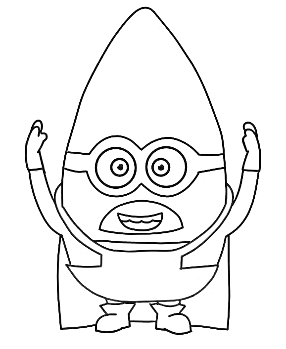 Mega Minion Gus para Colorir