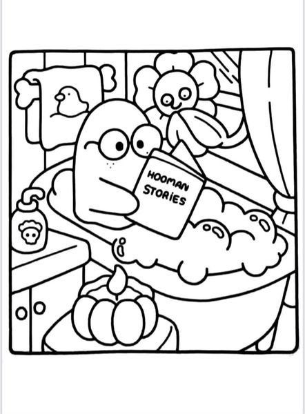 Cute Little Spooky Coloring pages