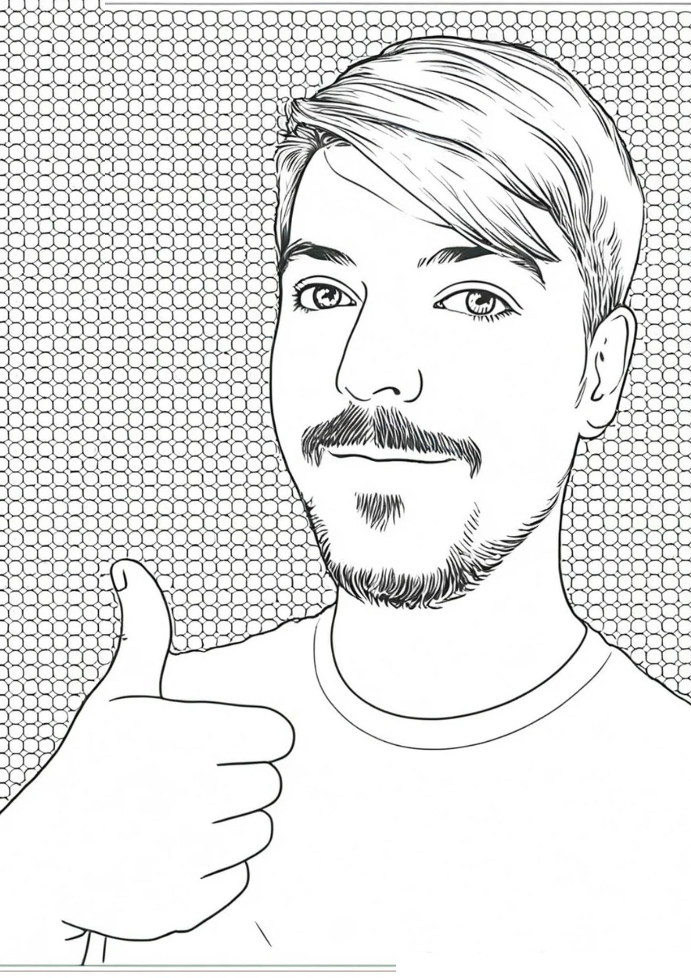 New Mr. Beast Coloring Pages Added