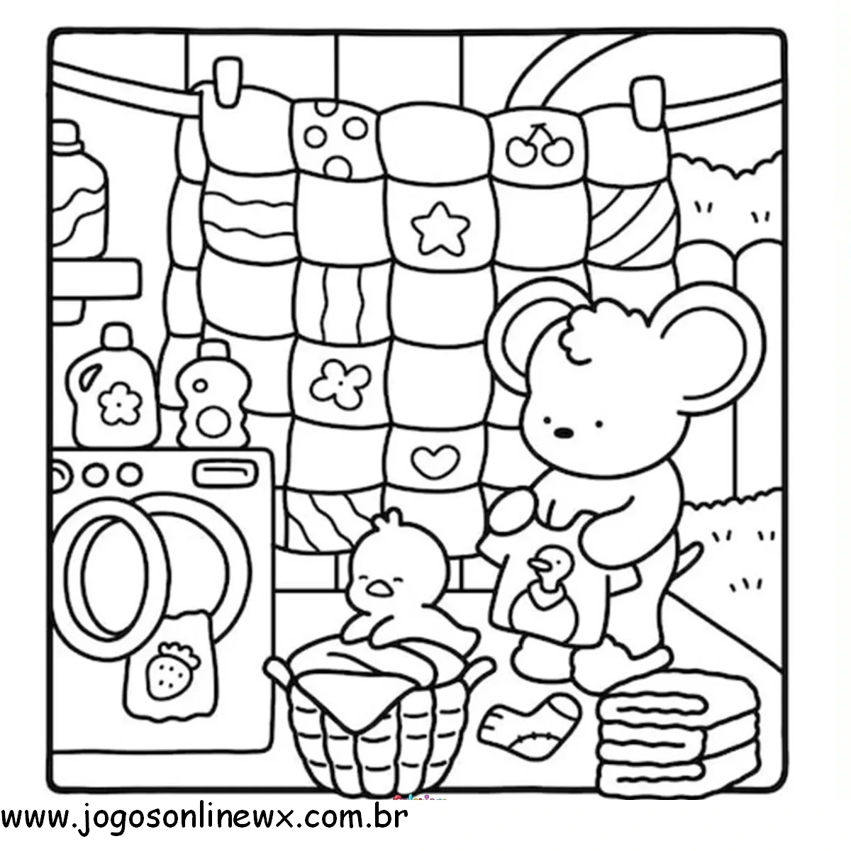 Coloriage Comfy Days 11