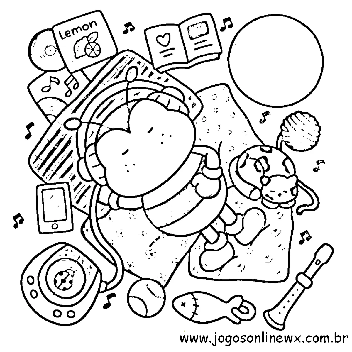 Coloriage Comfy Days 16