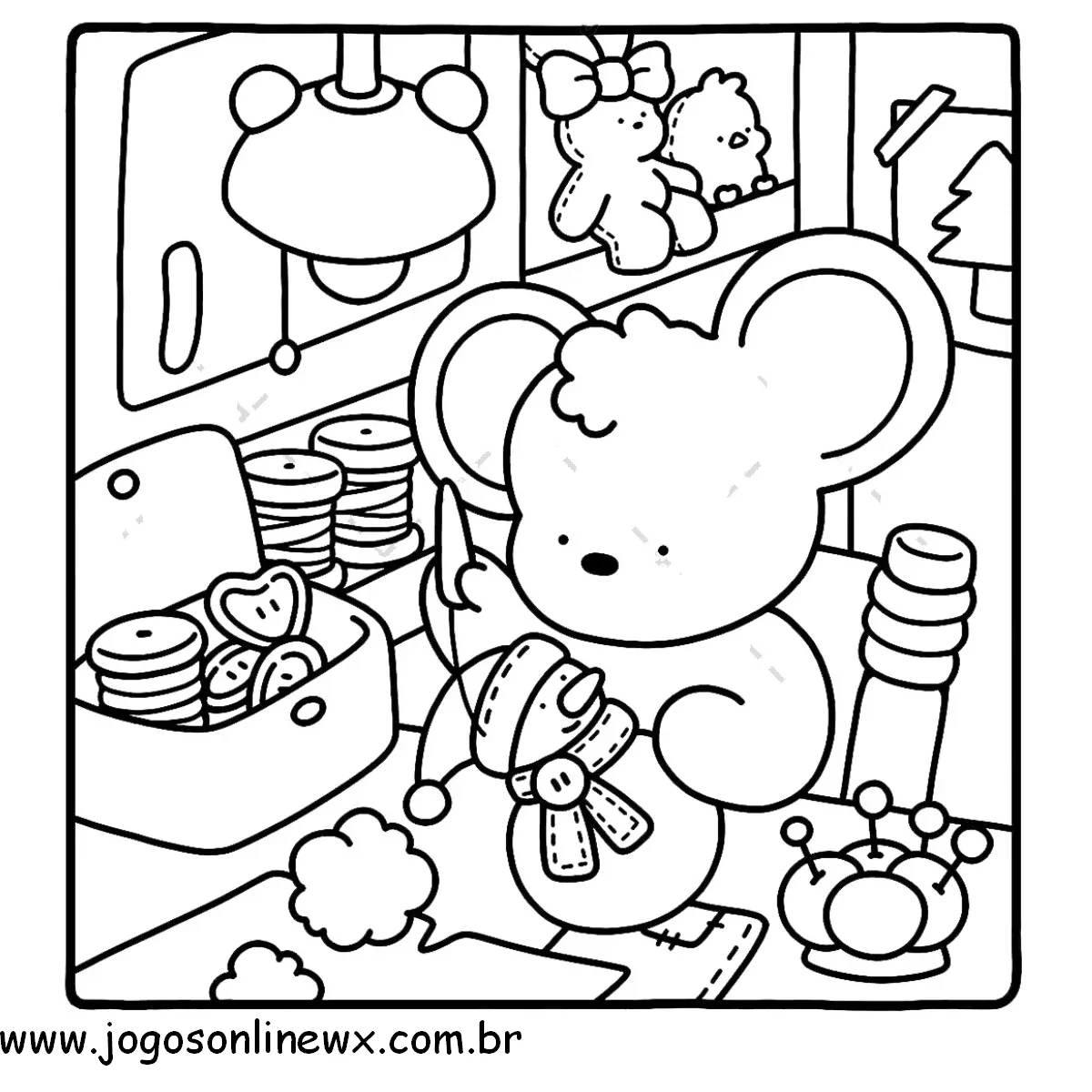 Coloriage Comfy Days 3