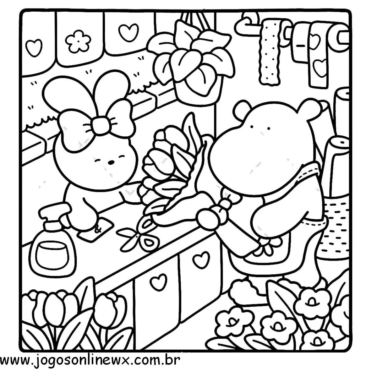 Coloriage Comfy Days 8