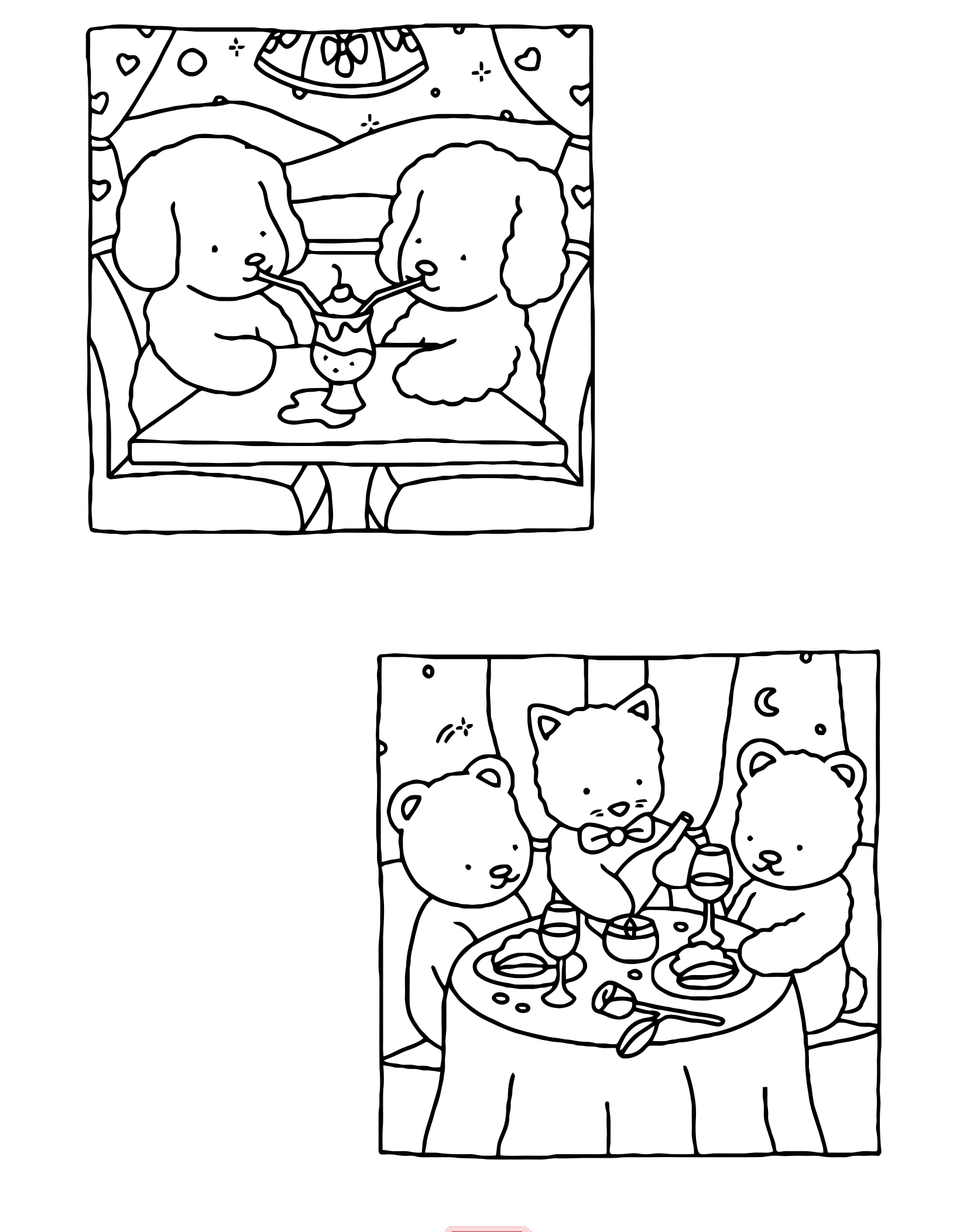 Bobbie Goods Cute Cards coloring page