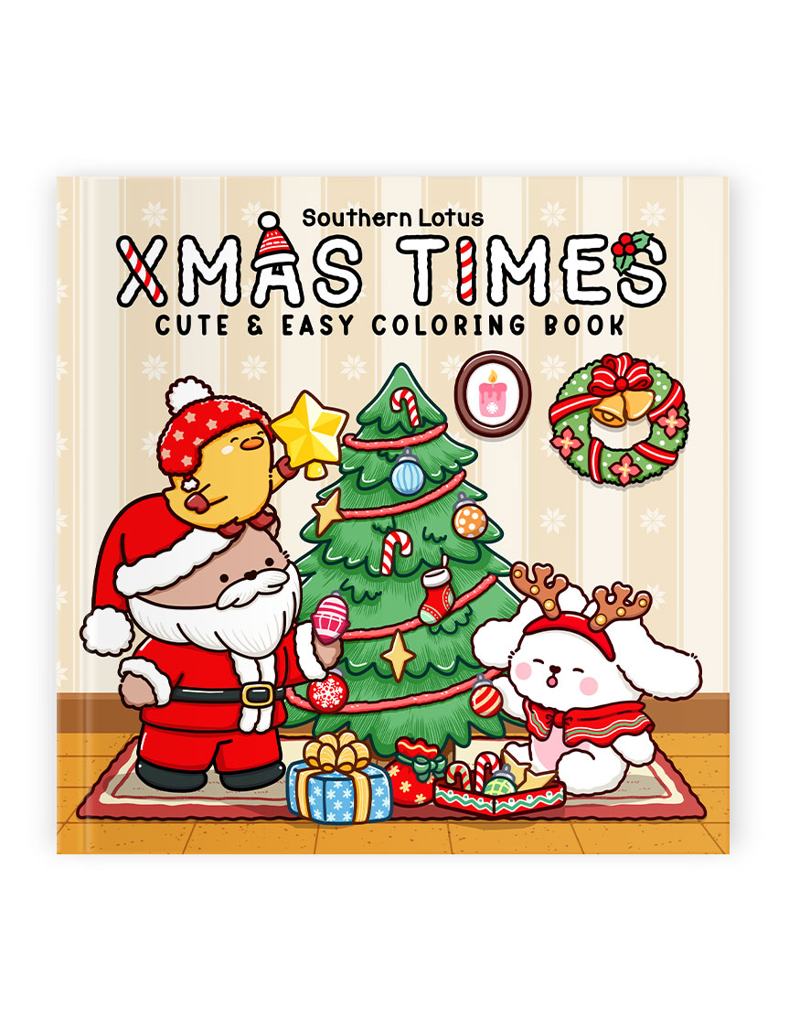 Xmas Times Coloring Book