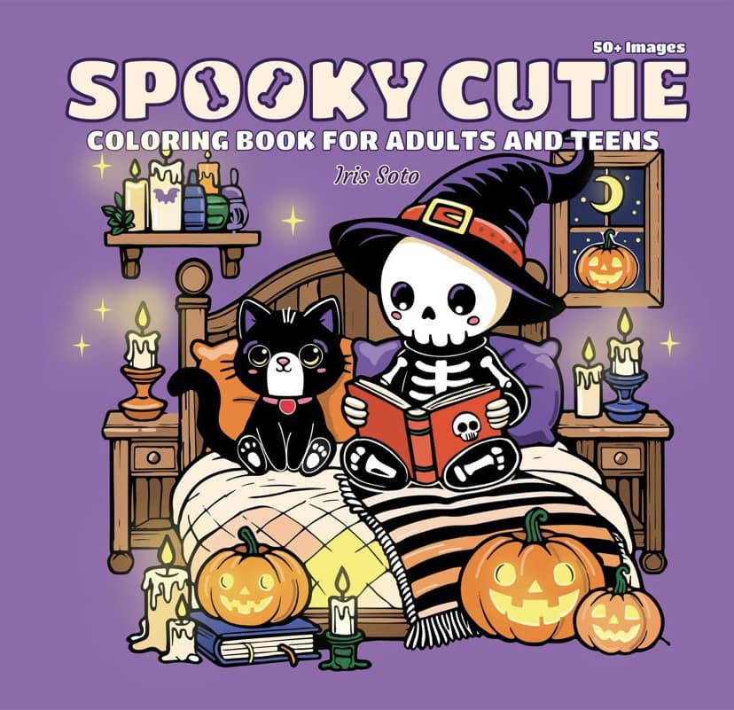 Spooky Cutie Coloring Book