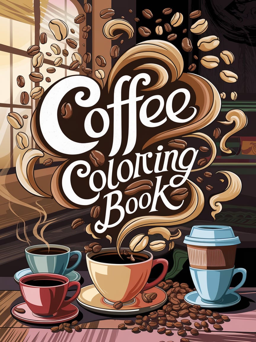 Coffee Coloring Pages