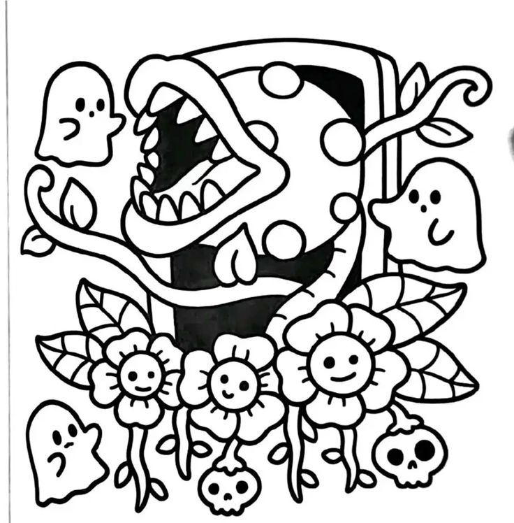 Spooky Cutie #3 Coloring Book