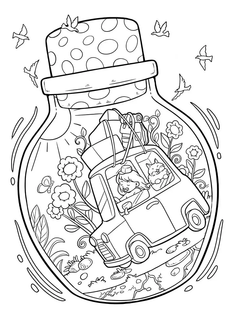 Desenho Para Colorir Life Inside Jair E Pocket Room