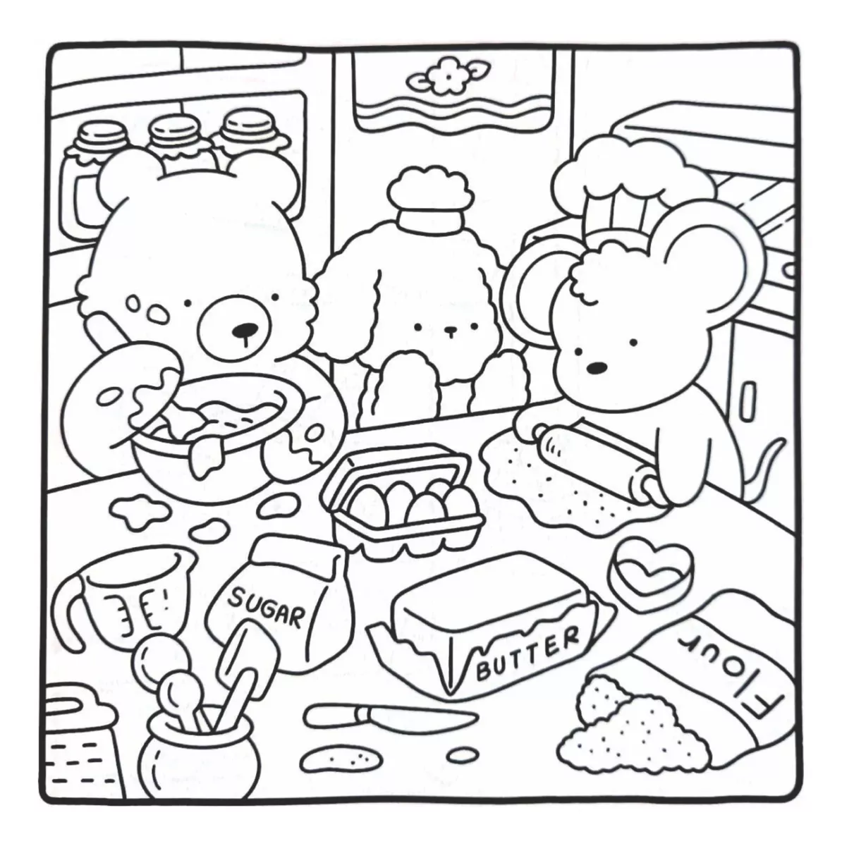 Cozy Friends: #7 Coloring Book