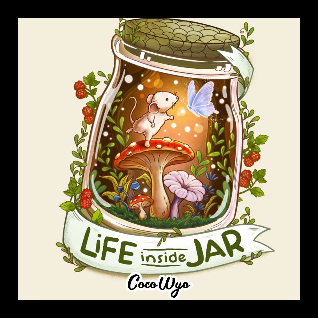 Life Inside Jar Coloring Book