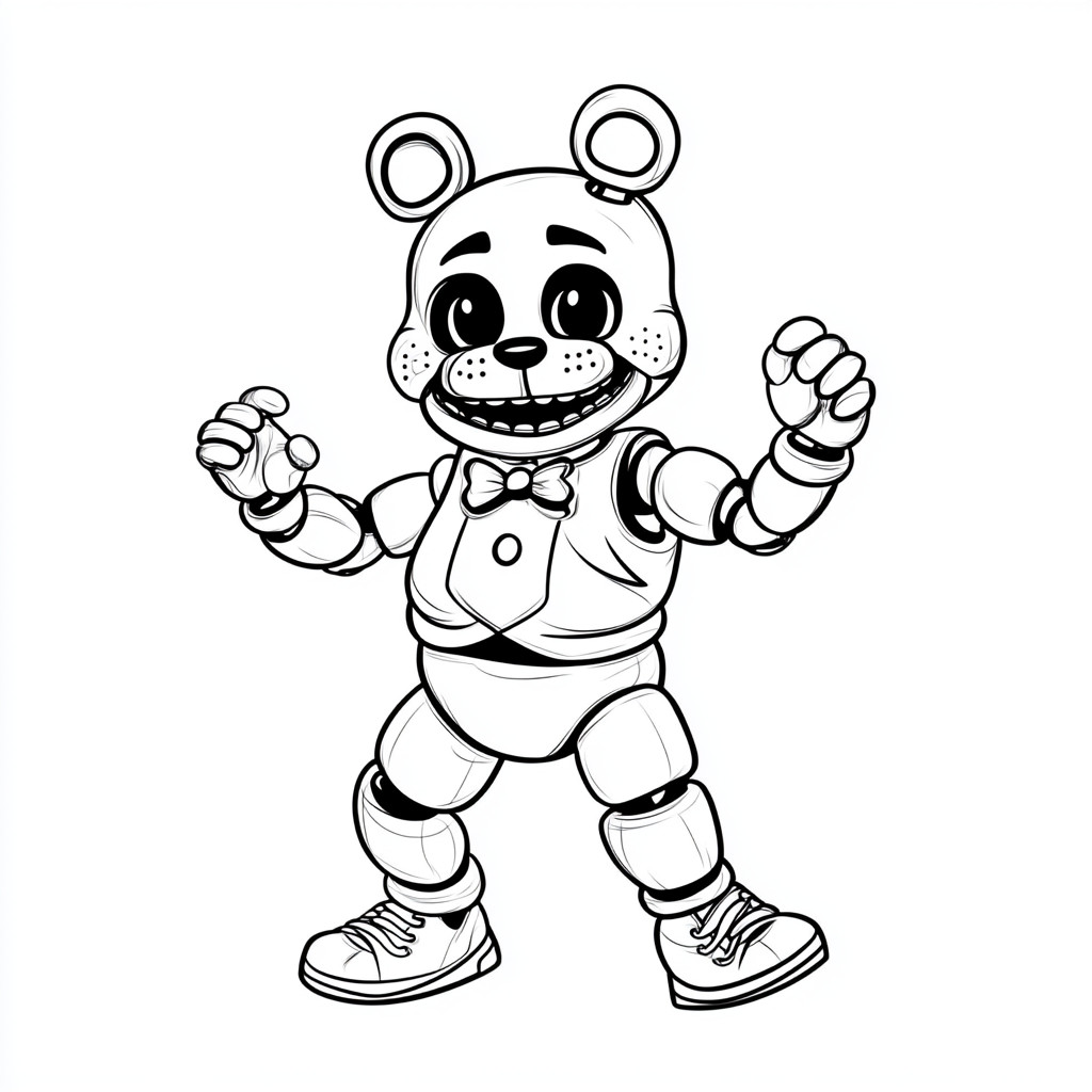 Coloring Pages Fnaf 25