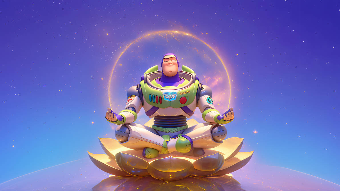 Meditation Buzz Lightyear By Slimshadywallpaper Dibpf6V Pre