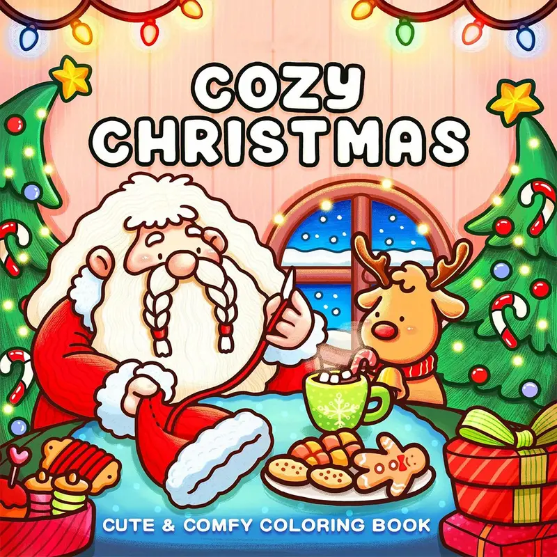 Livro de Colorir de Natal Deluxe