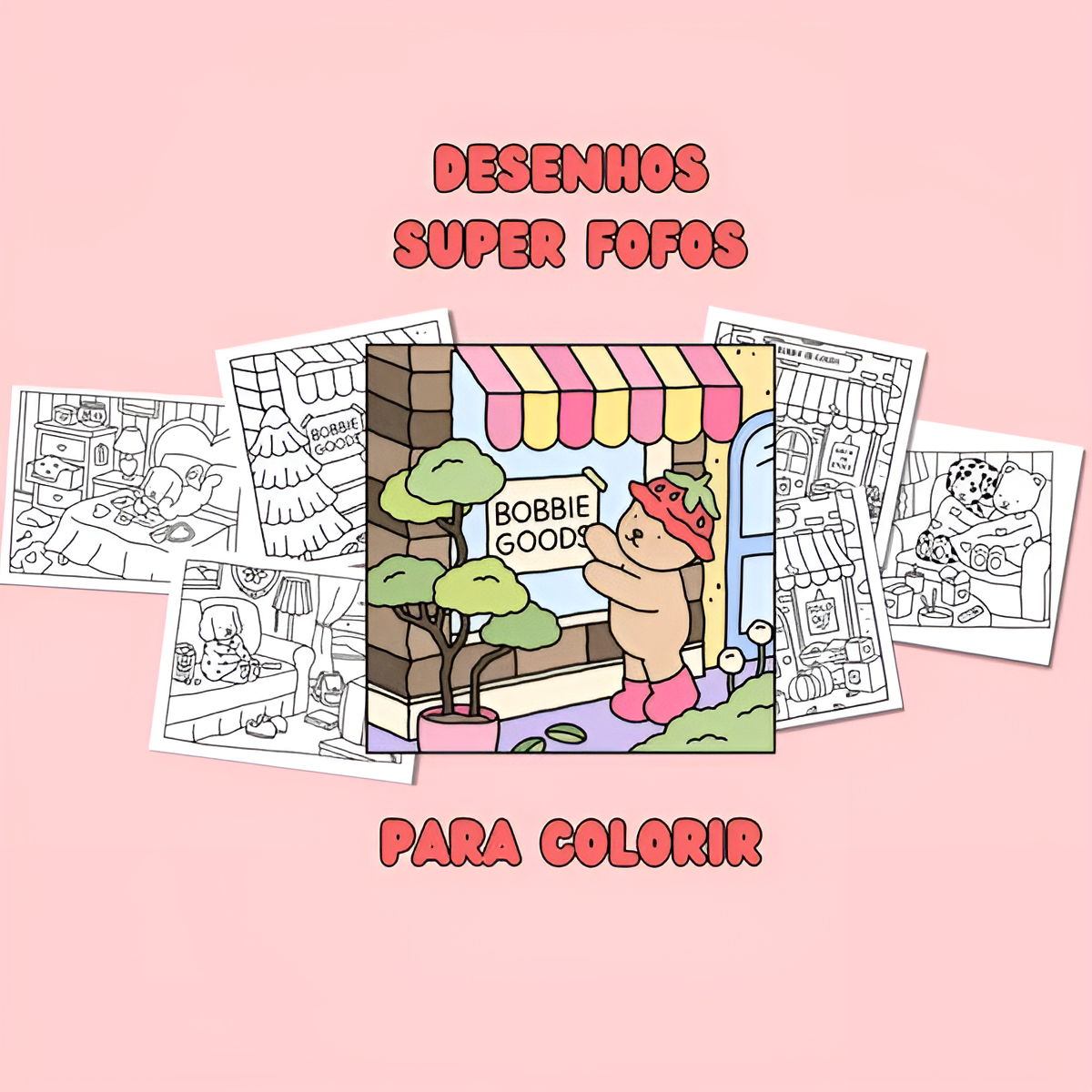 Dê vida a Bobbie Goods! Com o livro de colorir digital