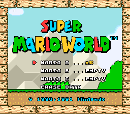 Super Mario World: AddmusicK Edition (SNES) Romhack