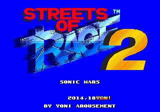 Streets of Rage 2: Sonic Wars (Genesis) Romhack