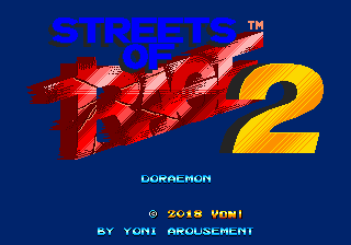 Streets of Rage 2: Doraemon (Genesis) Romhack