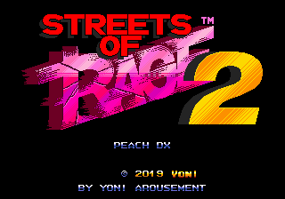 Streets of Rage 2: Peach DX (Genesis) Romhack