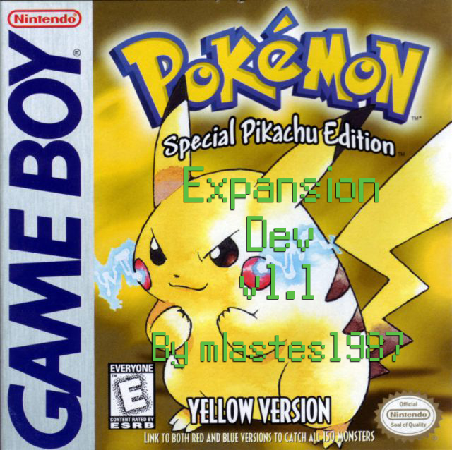 PokeYellow Expansion Dev (GBC) Romhack