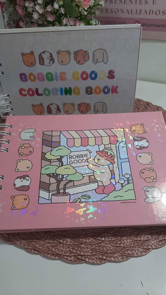 Cadernos de colorir do Bobbie Goods! Baratos